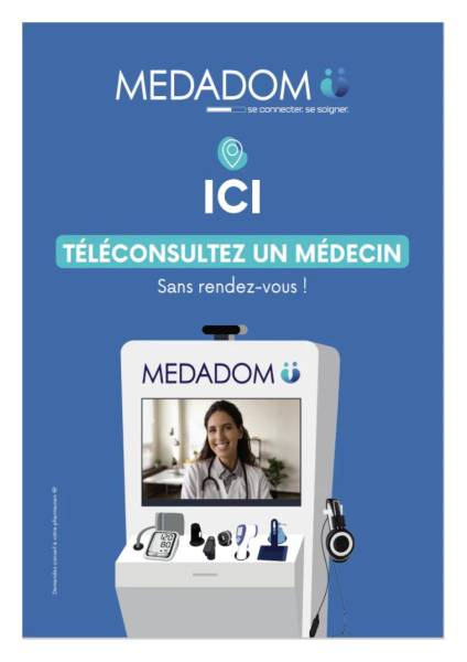 Pharmacie pour faire une téléconsultation avec un médecin sur Fécamp 76